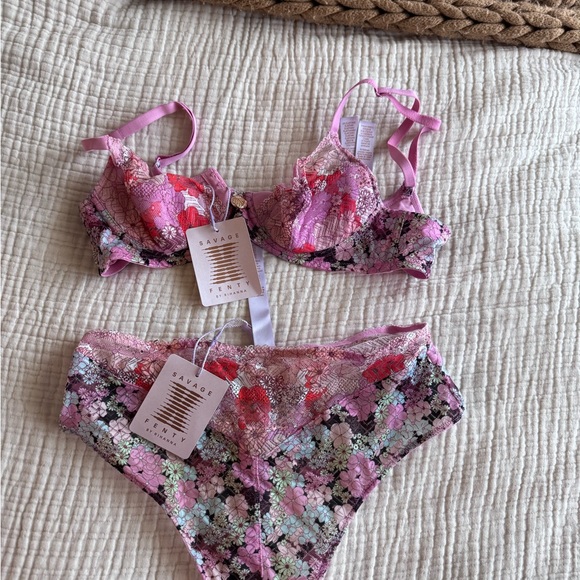 Savage X Fenty 3 piece lingerie NWT BRAND NEW NEVER WORN. - Picture 8 of 14